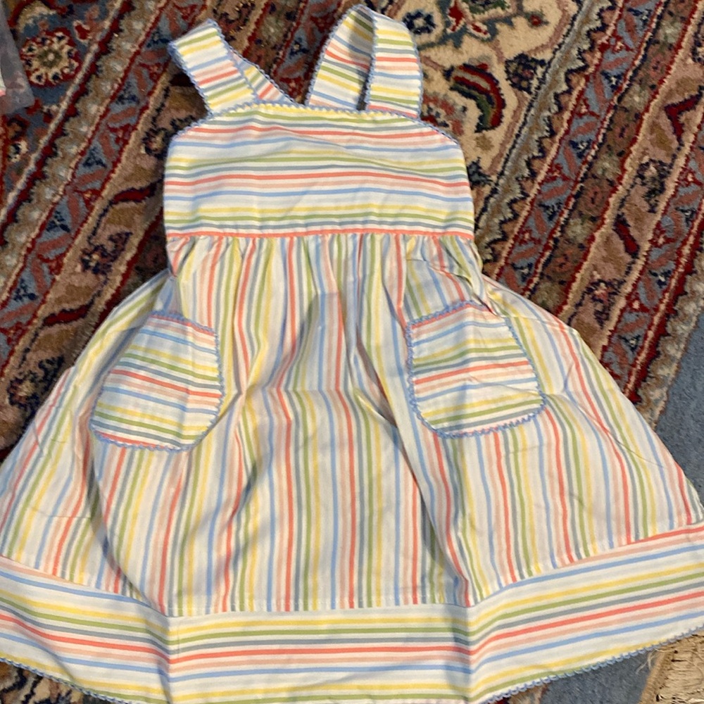 Shrimp and Grits Yacht Club striped dress